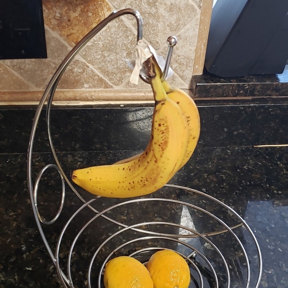 Chrome Wire fruit bowl and Banana Holder - Picture 3 of 4